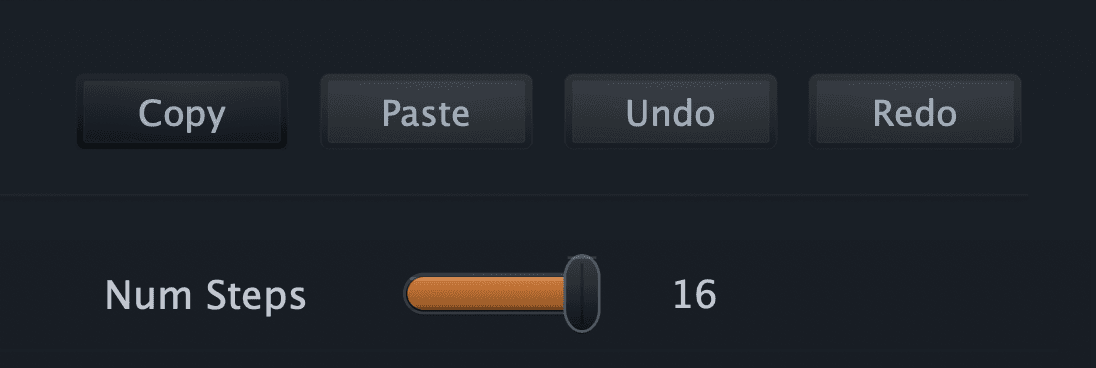 StepStrum Pro copy and number-of-steps controls.